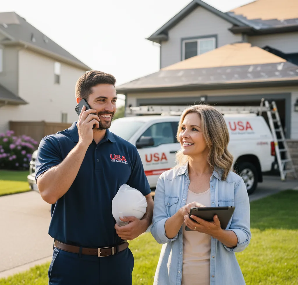 USA Roof Repair Experts customer support in Whitman